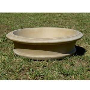 Brookfield Fairfield Bowl Planter  Sandstone/Texture 