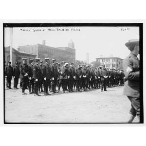  Open air Mass,police traffic squad,Brooklyn Navy Yard,New 
