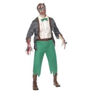  Smiffys Mens High School Zombie Geek Fancy Dress Costume 