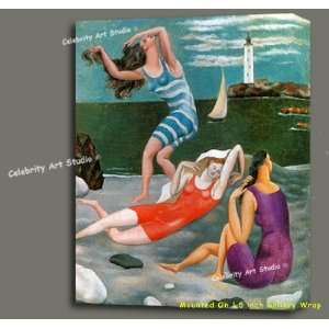 Pablo Picasso The Bathers Reproduction Art On Canvas W Gallery Wrap 