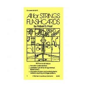  KJOS Music All for Strings Flashcards (Set) Musical Instruments
