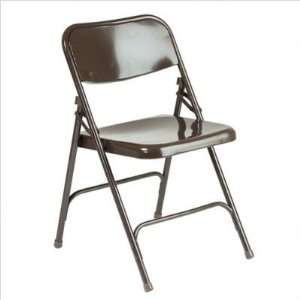  Metal Folding Chair (Set of 4) Frame Color Brown