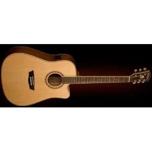  Washburn WD10SCE Acoustic/Electric Dreadnought Gu Musical 