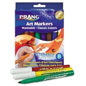  Dixon 80680   Washable Markers, Eight Assorted Colors, 8 