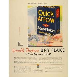   Soap Flakes Wash Dishes Swift   Original Print Ad