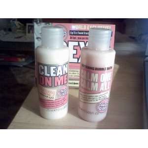  SOAP & GLORY, LOT OF 2 BRAND NEW PRODUCTS CLEAN ON ME 