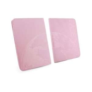  Napa Leather Passport Wallet Holder Case   Pink