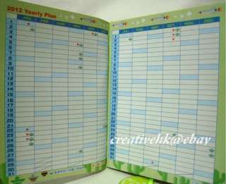   Alien Little Green Man 2012 Diary Weekly Schedule Planner NEW  