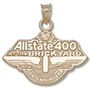 Allstate 400 at The Brickyard 5/8 2009 Logo Pendant   Gold Plate 