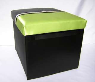 Black Green Wedding Card Box Guest Book Pen Your Colors  