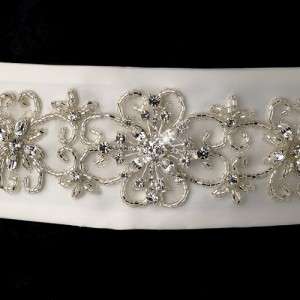 Beautiful Beaded Bridal Sash Belt  