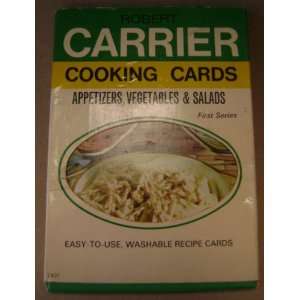  Robert Carrier Cooking Cards   Appetizers, Vegetables and 