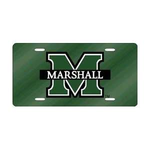  Marshall Thundering Herd Green Laser Cut License Plate 