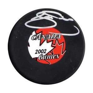  Frozen Pond Team Canada Joe Sakic 2002 Games Autographed 