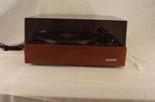 Dual 1249 Turntable Wood Plynth with cover  