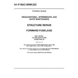   Structural Repair Manual A1 F18AC SRM 222 McDonnell Douglas Books
