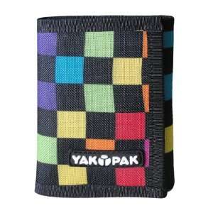  Yak Pak   Tri Fold Wallet   Multi Checkerboard   1781 948 