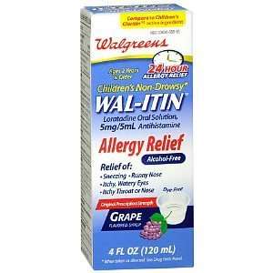  Wal Itin Childrens 24 Hour Allergy Relief Loratadine Oral 