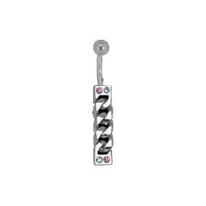    Missing Link   Genuine Chain Link Belly Button Ring Jewelry