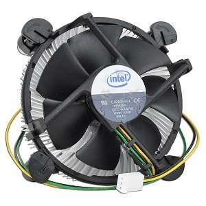  Intel E30206 001 Socket 775 Aluminum Heat Sink & 3 Fan w 