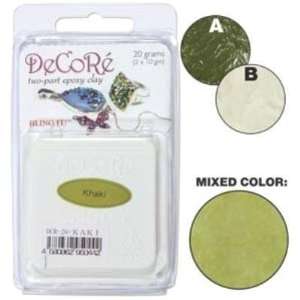  20 Gram DeCoRé Clay Khaki Arts, Crafts & Sewing