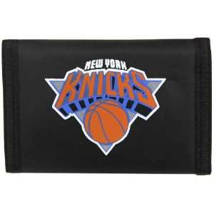    New York Knicks Black Nylon Tri Fold Wallet