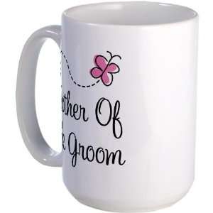  Pretty Mother Of The Groom Wedding Large Mug by  