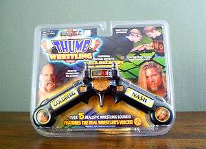 WCW NWO Goldberg Nash Electronic Thumb Wrestling Game  035112772170 