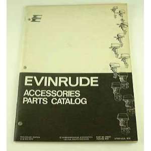  1971 71 EVINRUDE ACCESSORIES Boat Parts CATALOG 