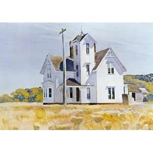     Edward Hopper   24 x 16 inches   House at Eastham