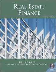 Real Estate Finance, (1427767602), Phillip Kolbe, Textbooks   Barnes 