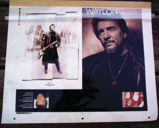 One Of A Kind WAYLON JENNINGS Photo Proof Waymore Blues Part 2 