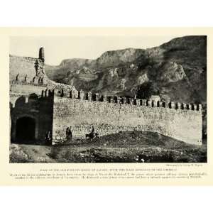  1923 Print Amasya Turkey Ancient Fortress Castle Seljuk 