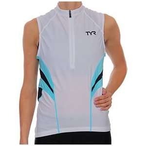  TYR Competitor Womens Sleeveless Cycling Jersey Tri Tops 