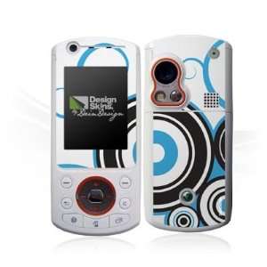   Skins for Sony Ericsson W900i   Blue Circles Design Folie Electronics