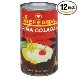 La Preferida Pi?a Colada Mix , 12 Ounce Unit (Pack of 12)  
