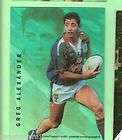 1996 rugby league card w8 greg alexander auckland warriors returns