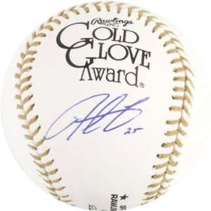   Lee Chicago Cubs Autographed Gold Glove Baseball