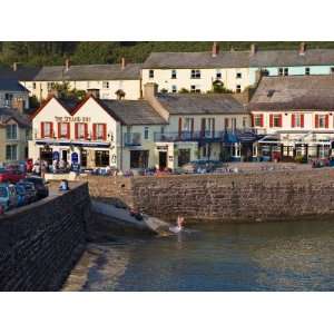Strand Inn and Cove, Dunmore East, County Waterford, Ireland Stretched 