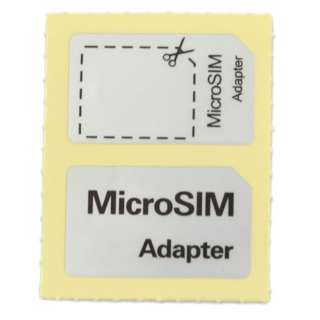 MicroSim Adapter for iPad 3G iPhone 4 4G Convert to SIM  