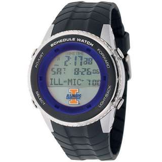 University of Illinois Mens Schedule Wrist Watch  