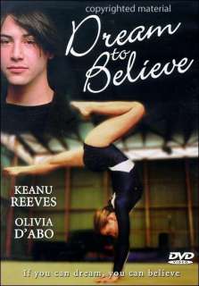 DREAM TO BELIEVE DVD Keanu Reeves Olivia Dabo Gymnast 628261014897 