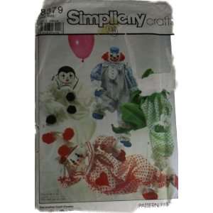  Simplicity 8379 Sewing Pattern Decorative Craft Clowns 