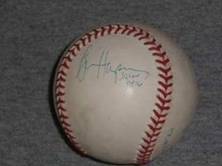   Brian Harper Autographed Baseball American League Fenway Park  