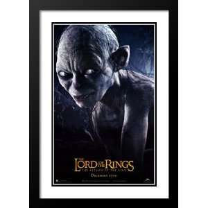 Lord of the Rings King 32x45 Framed and Double Matted Movie Poster 