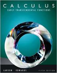 Calculus Early Transcendental Functions, (0538735503), Ron Larson 