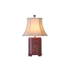    LLWHN6Z12DR â Red Lacquer Lamp   Table Lamps
