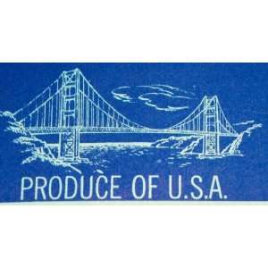  American Icon Golden Gate Grapes Crate Label, 1940s 