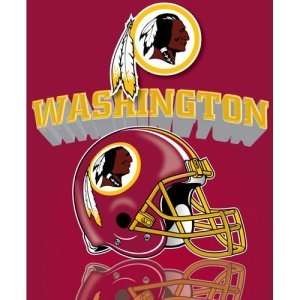  Washington Redskins Light Weight Fleece NFL Blanket (Grid 