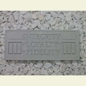  Integrity Loyalty Fidelity Larkin Building Plaque Kitchen 